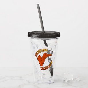 Kycklingtumlare för akrylisk Vinge Take Away Mugg