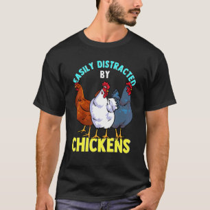 Kycklinguppfödare Fjäderfä Lätt Distraherad Av Kyc T Shirt
