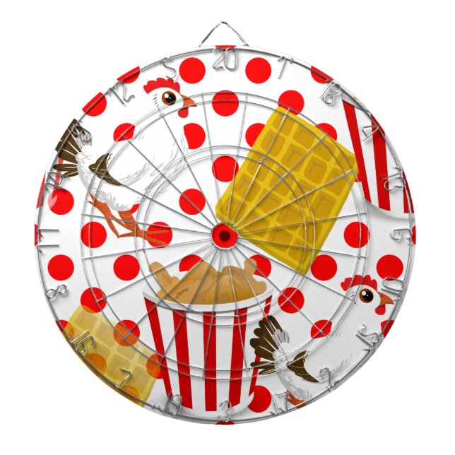 kycklingvåfflor darttavla (Framsidan)