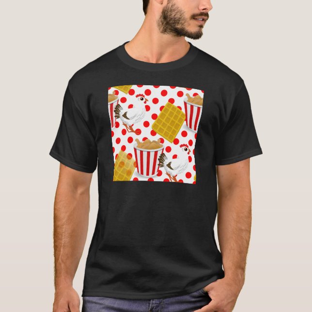 kycklingvåfflor t-shirt (Framsida)
