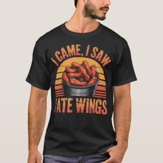 Kycklingvingar Stekta Kryddiga Citat - Jag Kom Jag T Shirt