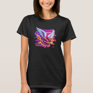 Kycklingvingar Synthwave 80s Retrowave Estetik 1 T Shirt