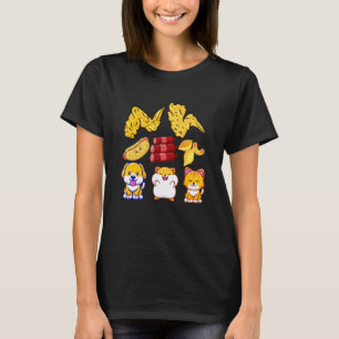 Kycklingvinge Kycklingvinge Hotdog Och Bologna För T Shirt