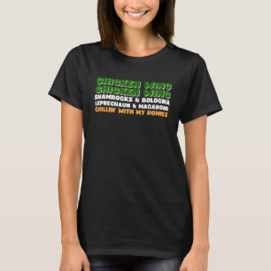 Kycklingvinge Kycklingvinge Sång Hot Dog Bologna S T Shirt