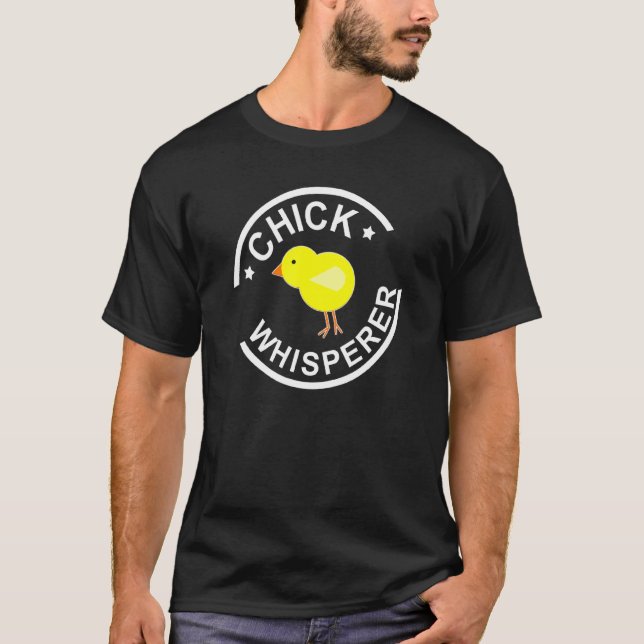 Kycklingviskaren kyckling Chick T Shirt (Framsida)