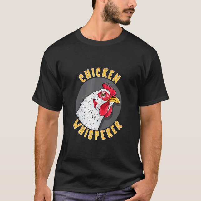 Kycklingviskaren kyckling t shirt (Framsida)