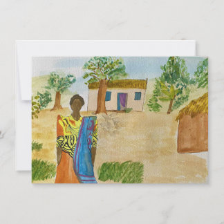 "Kyeeya Woman" Notkort Anteckningskort