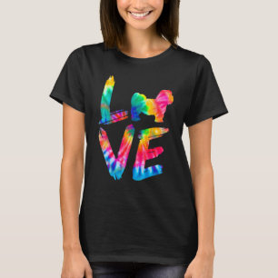 Kyi Leo Tie Dye Kärlek Hund Mamma Pappa T Shirt