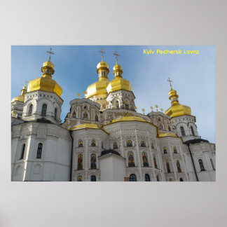 Kyiv Pechersk Lavra, kyrka / kloster Affisch