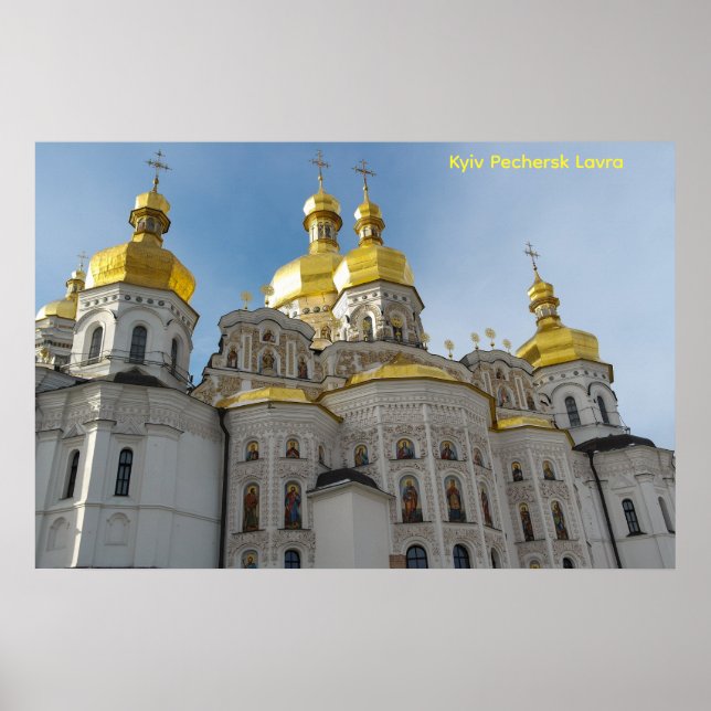 Kyiv Pechersk Lavra, kyrka / kloster Affisch (Framsidan)