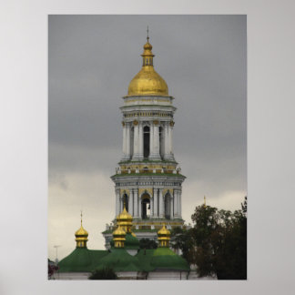 Kyiv Pechersk Lavra, Kyrka, Torn Poster