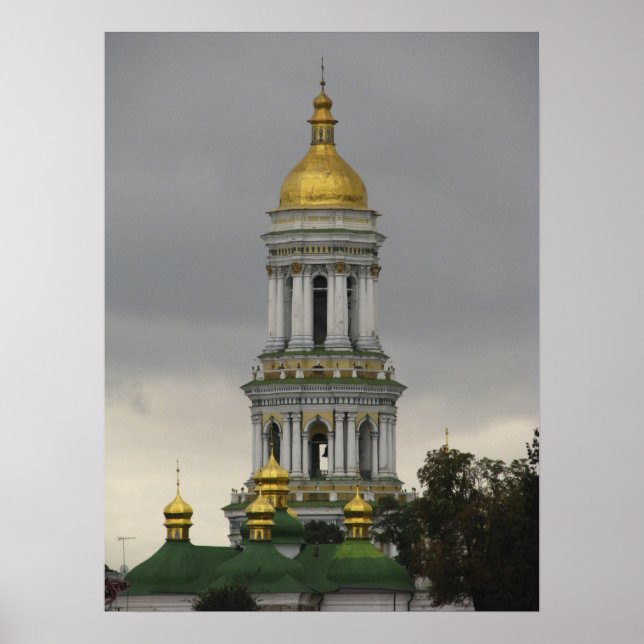 Kyiv Pechersk Lavra, Kyrka, Torn Poster (Framsidan)
