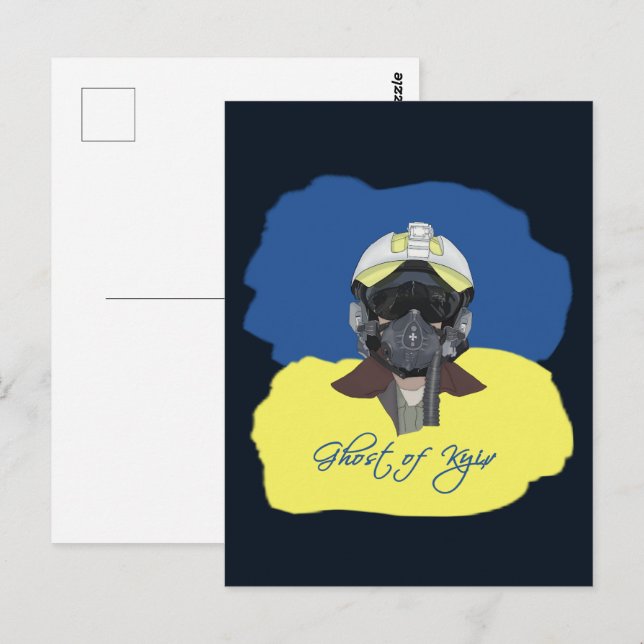 Kyiv. Pilotförsvarare av Kyiv. Vykort (Fram/baksida)