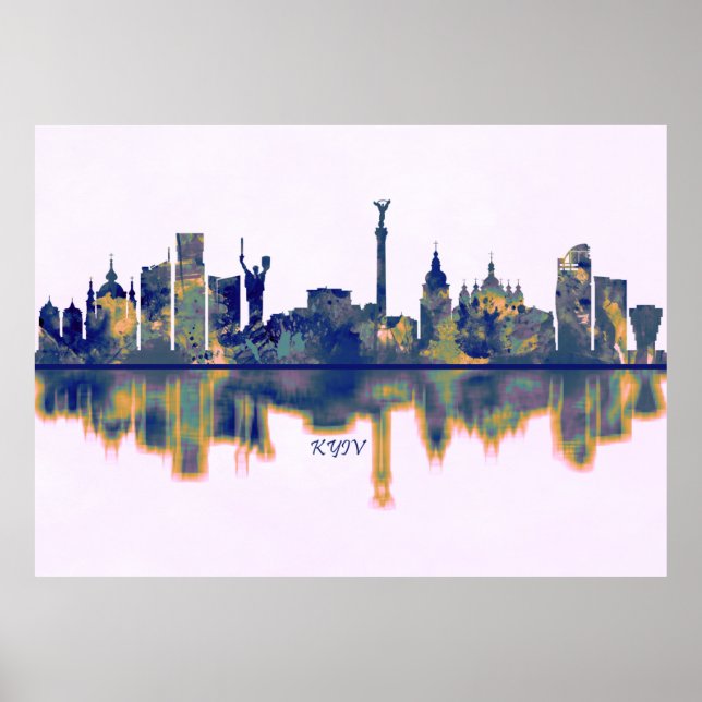 Kyiv Skyline Poster (Framsidan)