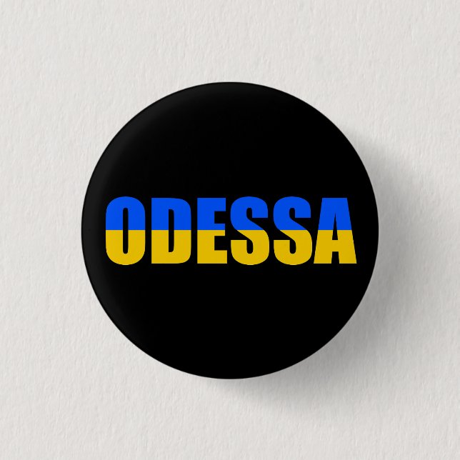 Kyiv Ukraina flagga Knapp (Framsida)
