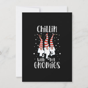 Kyl med min Gnomies juldag Garden Gnome Inbjudningar