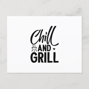 Kyl- och grill-BBQ Vykort