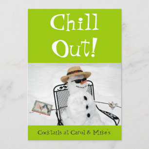Kyl ut: Winter Cocktail Party Inbjudningar