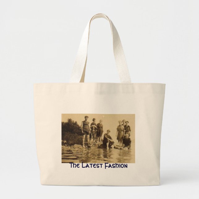 Kyla av, "hänger lös stranden för den senaste jumbo tygkasse (Framsidan)