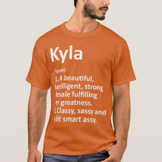 KYLA Definition Personligt Namn Rolig Jul  T Shirt