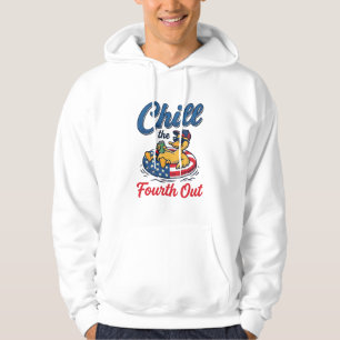 Kyla den fjärde patriotiska ankdräkten T-shirt Des Hoodie