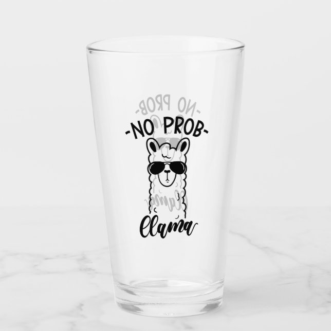 Kyla ingen Prob Llama Glaskopp (Framsida)