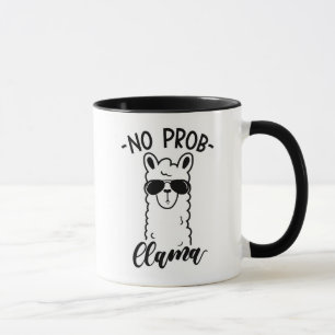 Kyla ingen Prob Llama Mugg