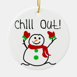 Kyla ut Snögubbe Keepsakens ornament