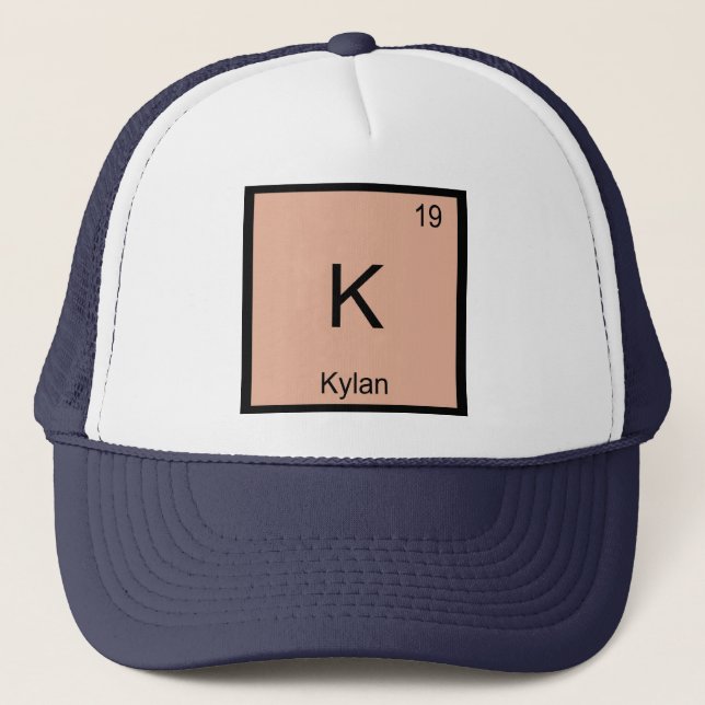 Kylan  Namn Kemi Element Periodiska Systemet Truckerkeps (Framsida)