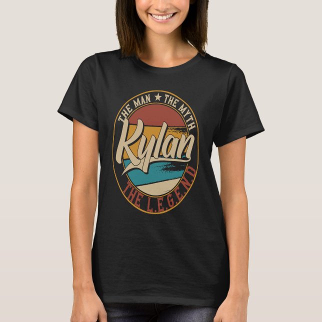 Kylan The man the myth the legend T Shirt (Framsida)