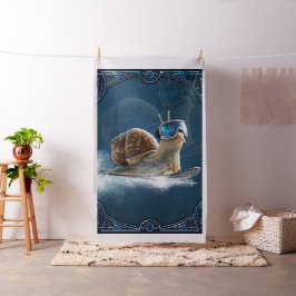 Kylare än resten, snöbordningen snigel. tyg