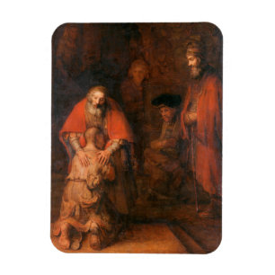 Kylare Återlämnande av Prodigal Son Rembrandt Magnet