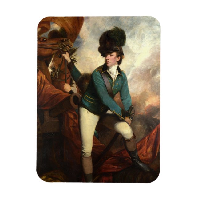 Kylare Banastre Tarleton av Joshua Reynolds Magnet (Vertikal)