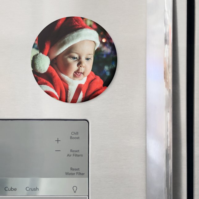 Kylare för julfotopatallrunda i Baby Magnet (In Situ (Fridge))