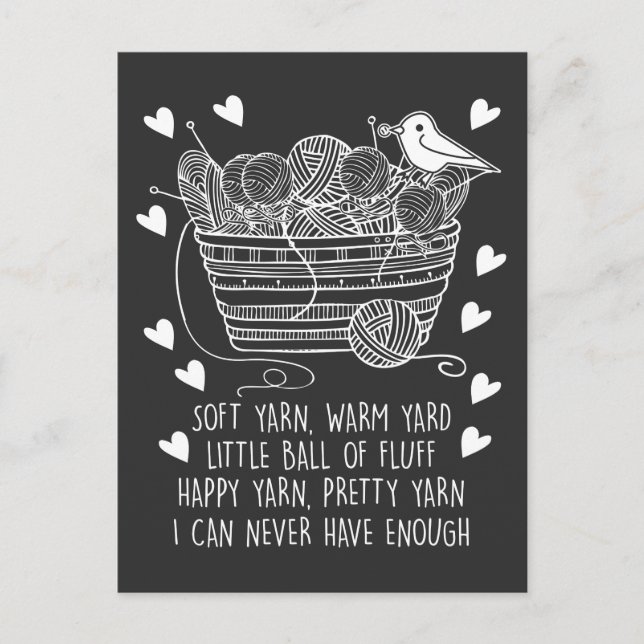 Kylare för mjukt armgarn vykort (Framsida)