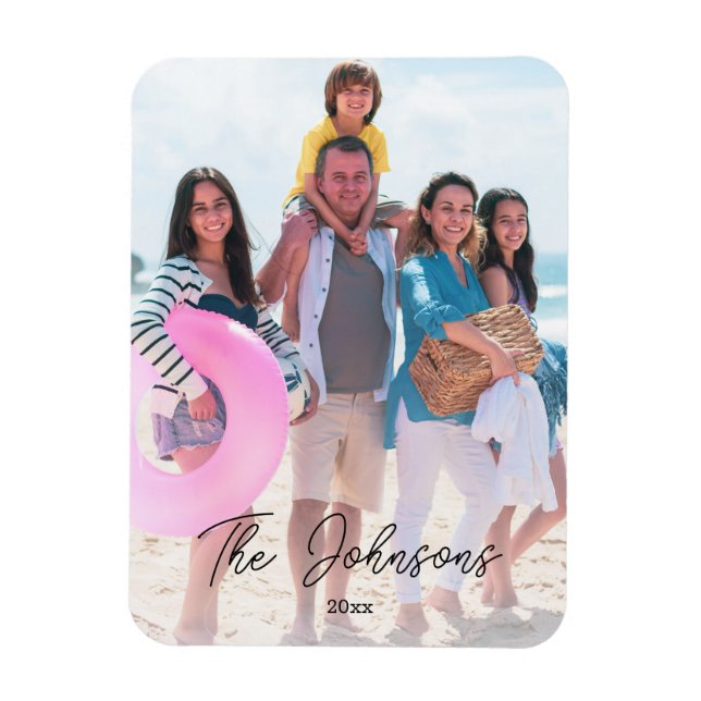 Kylare för Modern Photo Namn-Anpassningsbar för fa Magnet (Vertikal)