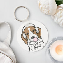 Kylbeagle med Rolig hund Bubblegum Cute