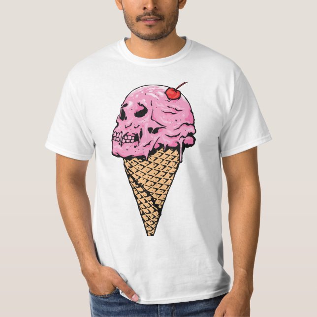 Kylbehandling: Skullklon T Shirt (Framsida)
