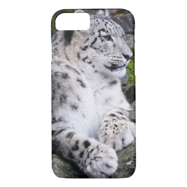 Kyld ut snöLeopard Case-Mate iPhone Skal (Baksida)