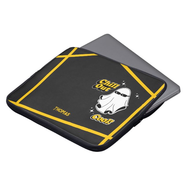 Kylda Coola Spöke Solglasögon Elektronikväska Laptop Fodral (Framsida topp)