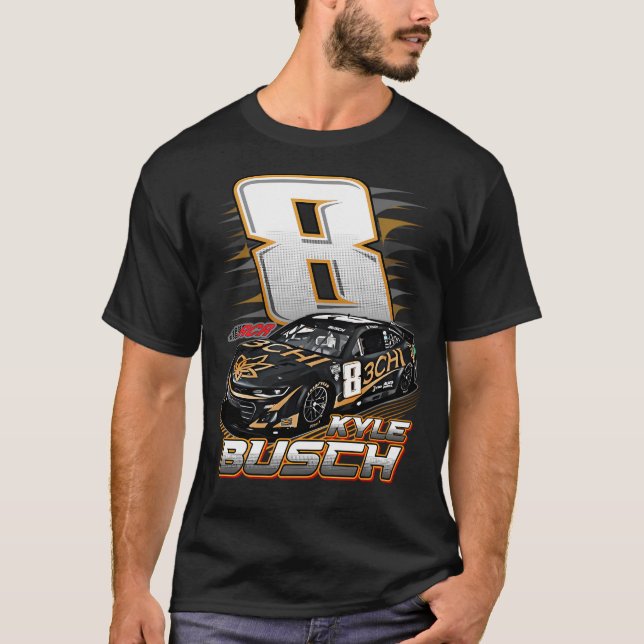 Kyle Busch 8 Rcr T Shirt (Framsida)