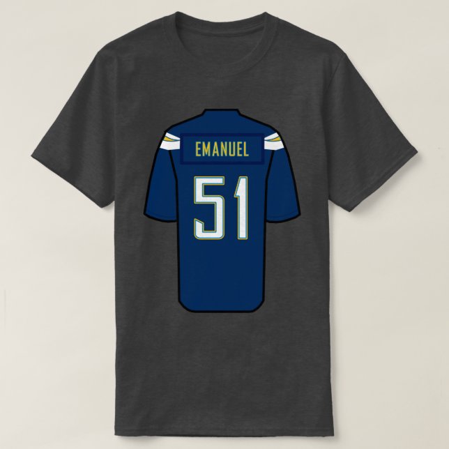 Kyle Emanuel Jersey T Shirt (Design framsida)