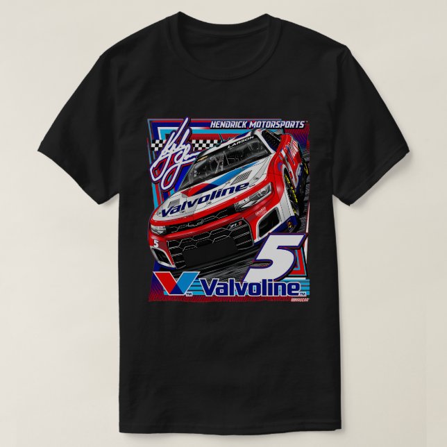 Kyle Larson Valvoline T Shirt (Design framsida)