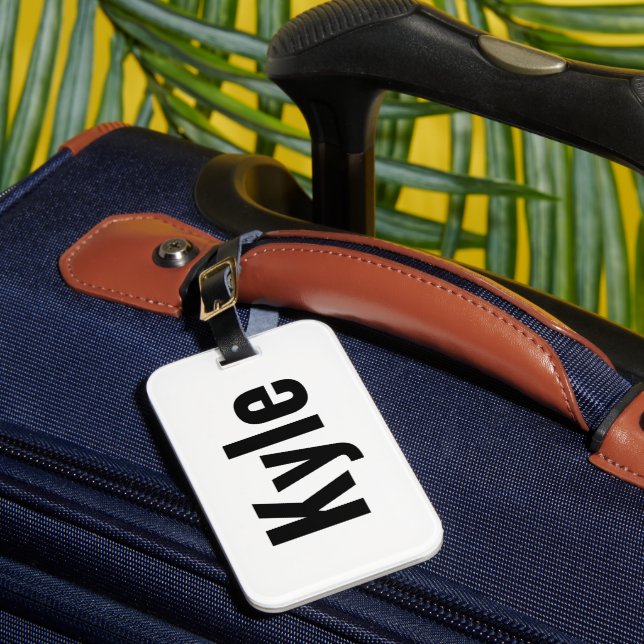 Kyle Manar Namn Bagagebricka (Framsida Insitu 1)