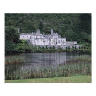 Kylemore Abbey, Connemara, County Galway, Fototryck
