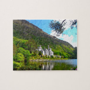 Kylemore Abbey Connemara Galway Irland. Pussel