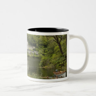 Kylemore Abbey, County Galway, Irland, Två-Tonad Mugg