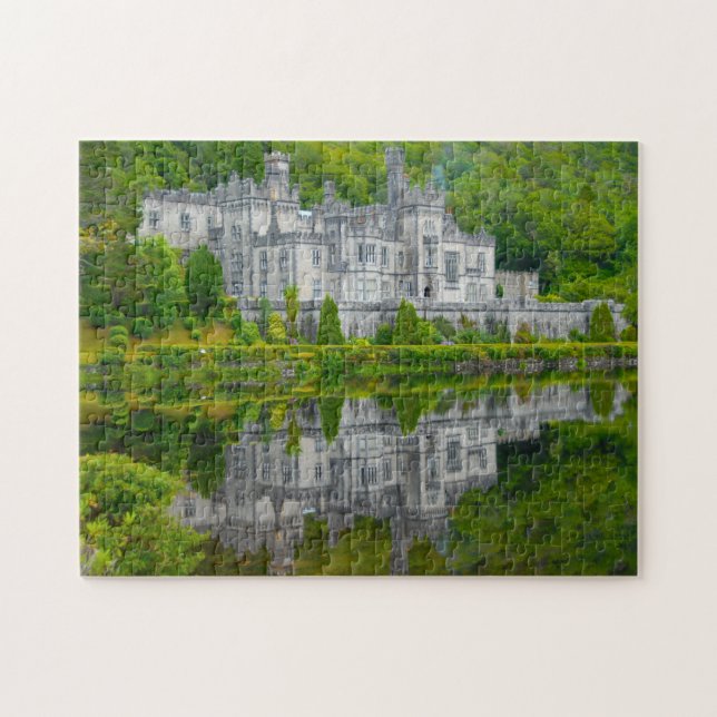Kylemore Abbey Galway Irland Pussel (Horisontell)