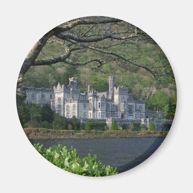 Kylemore Abbey i Connemara Ireland Magnet (Framsidan)