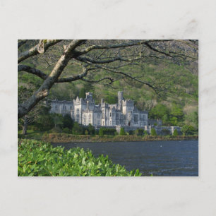 Kylemore Abbey i Connemara Ireland Vykort